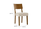 EEI-6804-ACO-HLB Pax Wood Dining Side Chairs Set Of 2 By Modway