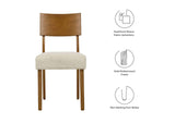EEI-6804-ACO-HLB Pax Wood Dining Side Chairs Set Of 2 By Modway