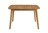 EEI-6815-NAT Vienna 46" Square Outdoor Patio Teak Wood Dining Table By Modway