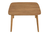 EEI-6815-NAT Vienna 46" Square Outdoor Patio Teak Wood Dining Table By Modway