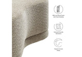 EEI-6816-OAT Nimbus 48" Upholstered Ottoman Bench By Modway