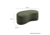 EEI-6816-SGE Nimbus 48" Upholstered Ottoman Bench By Modway