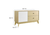 EEI-6817-NAT-WHI Nectar 43" Wood Grain Accent Cabinet By Modway