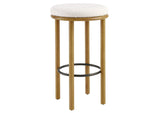 EEI-6819-OAK-IVO Fable Boucle Fabric Bar Stools Set Of 2 By Modway