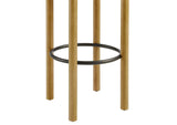 EEI-6819-OAK-IVO Fable Boucle Fabric Bar Stools Set Of 2 By Modway