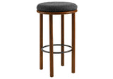 EEI-6819-WAL-CHA Fable Boucle Fabric Bar Stools Set Of 2 By Modway