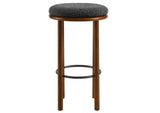 EEI-6819-WAL-CHA Fable Boucle Fabric Bar Stools Set Of 2 By Modway