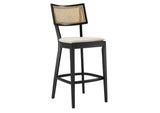 EEI-6820-BLK-BEI Caledonia Wood Bar Stools Set Of 2 By Modway