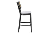 EEI-6820-BLK-WHI Caledonia Wood Bar Stools Set Of 2 By Modway