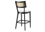 EEI-6820-BLK-WHI Caledonia Wood Bar Stools Set Of 2 By Modway
