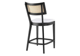 EEI-6821-BLK-WHI Caledonia Wood Counter Stools Set Of 2 By Modway