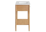 EEI-6822-NAT-WHI Zaire 36" Bathroom Vanity By Modway