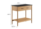 EEI-6823-NAT-BLK Zaire 36" Bathroom Vanity By Modway