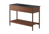 EEI-6825-WAL-BLK Zaire 48" Single Sink Bathroom Vanity By Modway