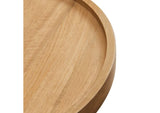 EEI-6830-NAT Chiro Round Wood Side Table By Modway