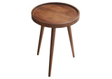 EEI-6830-WAL Chiro Round Wood Side Table By Modway