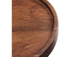 EEI-6830-WAL Chiro Round Wood Side Table By Modway