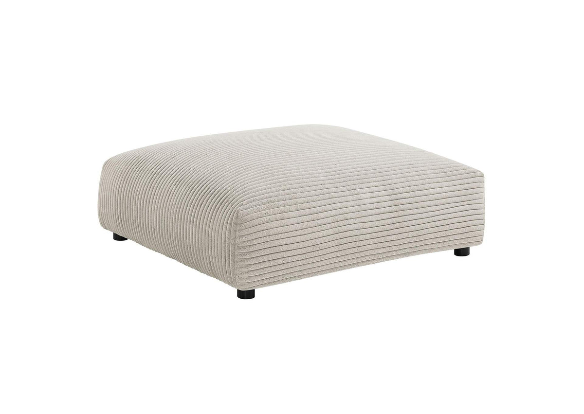 EEI-6888-ALM Solace Modular Corduroy Upholstered Ottoman By Modway