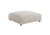 EEI-6888-ALM Solace Modular Corduroy Upholstered Ottoman By Modway