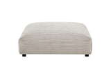 EEI-6888-ALM Solace Modular Corduroy Upholstered Ottoman By Modway