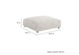 EEI-6888-ALM Solace Modular Corduroy Upholstered Ottoman By Modway