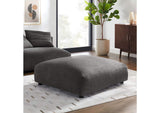 EEI-6889-CHA Solace Modular Upholstered Fabric Ottoman By Modway