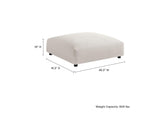 EEI-6889-SAL Solace Modular Upholstered Fabric Ottoman By Modway