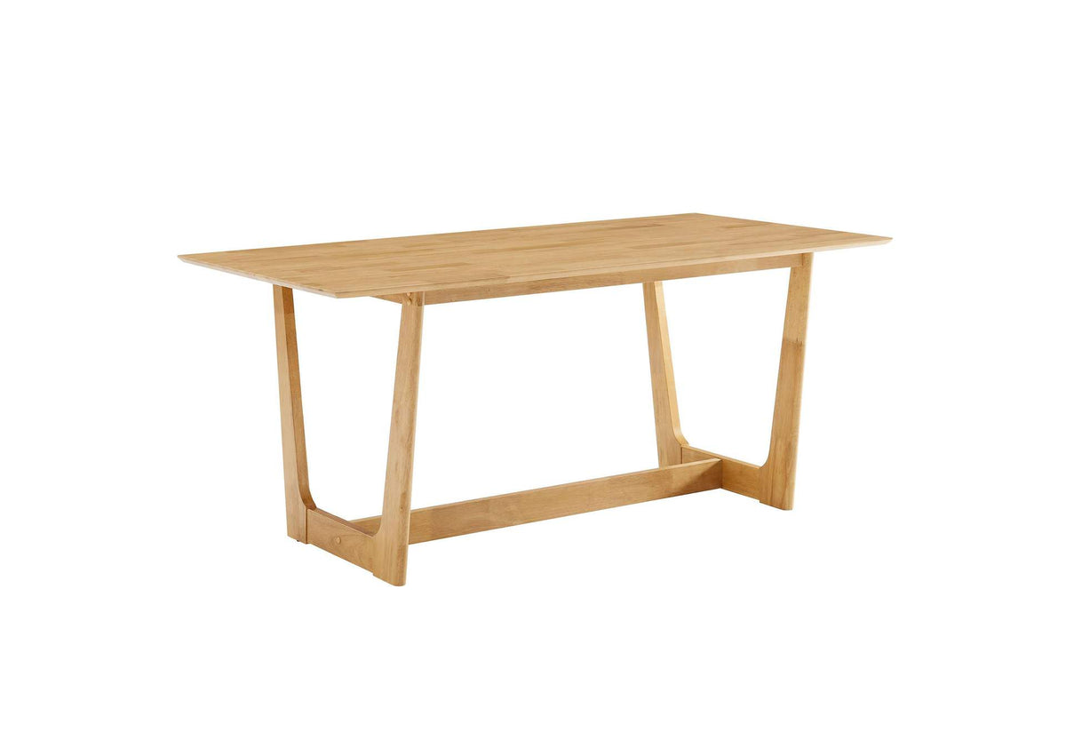 EEI-6914-NAT Solara 71" Rectangle Wood Dining Table By Modway