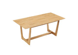 EEI-6914-NAT Solara 71" Rectangle Wood Dining Table By Modway