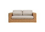 EEI-6924-NAT-LGR Thames Outdoor Patio Wicker Outdoor Patio Rattan Loveseat By Modway