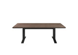 EEI-6948-GWA-GRY Gavelston 91" Outdoor Patio Aluminum Dining Table By Modway
