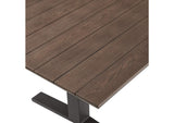 EEI-6948-GWA-GRY Gavelston 91" Outdoor Patio Aluminum Dining Table By Modway