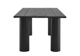 EEI-6980-GPH Nautica Outdoor Patio 87" Rectangular Aluminum Dining Table By Modway