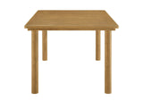 EEI-6985-NAT Parkland 76" Outdoor Patio Aluminum Dining Table By Modway
