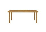 EEI-6985-NAT Parkland 76" Outdoor Patio Aluminum Dining Table By Modway