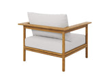EEI-7007-NAT-SAI Wren Outdoor Patio Teak Wood Armchair By Modway