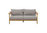 EEI-7008-NAT-DRI Wren Outdoor Patio Teak Wood Sofa By Modway