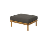 EEI-7009-NAT-FLI Wren Outdoor Patio Teak Wood Ottoman By Modway