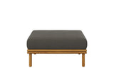 EEI-7009-NAT-FLI Wren Outdoor Patio Teak Wood Ottoman By Modway
