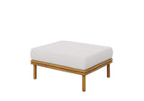 EEI-7009-NAT-SAI Wren Outdoor Patio Teak Wood Ottoman By Modway
