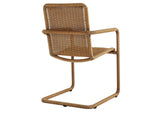 EEI-7014-NAT Abacus Outdoor Patio Wicker Dining Chairs Set Of 2 By Modway