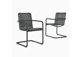 EEI-7014-SLA Abacus Outdoor Patio Wicker Dining Chairs Set Of 2 By Modway
