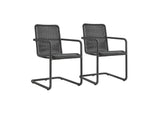 EEI-7014-SLA Abacus Outdoor Patio Wicker Dining Chairs Set Of 2 By Modway