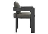 EEI-7053-GRY-CHA Tahoe Outdoor Patio Aluminum Dining Chair By Modway