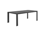 EEI-7054-GRY Tahoe Rectangular Outdoor Patio Aluminum Dining Table By Modway