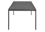 EEI-7054-GRY Tahoe Rectangular Outdoor Patio Aluminum Dining Table By Modway