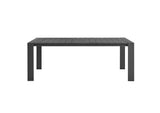EEI-7054-GRY Tahoe Rectangular Outdoor Patio Aluminum Dining Table By Modway