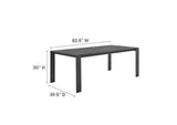 EEI-7054-GRY Tahoe Rectangular Outdoor Patio Aluminum Dining Table By Modway