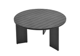 EEI-7055-GRY Tahoe Round Outdoor Patio Aluminum Dining Table By Modway
