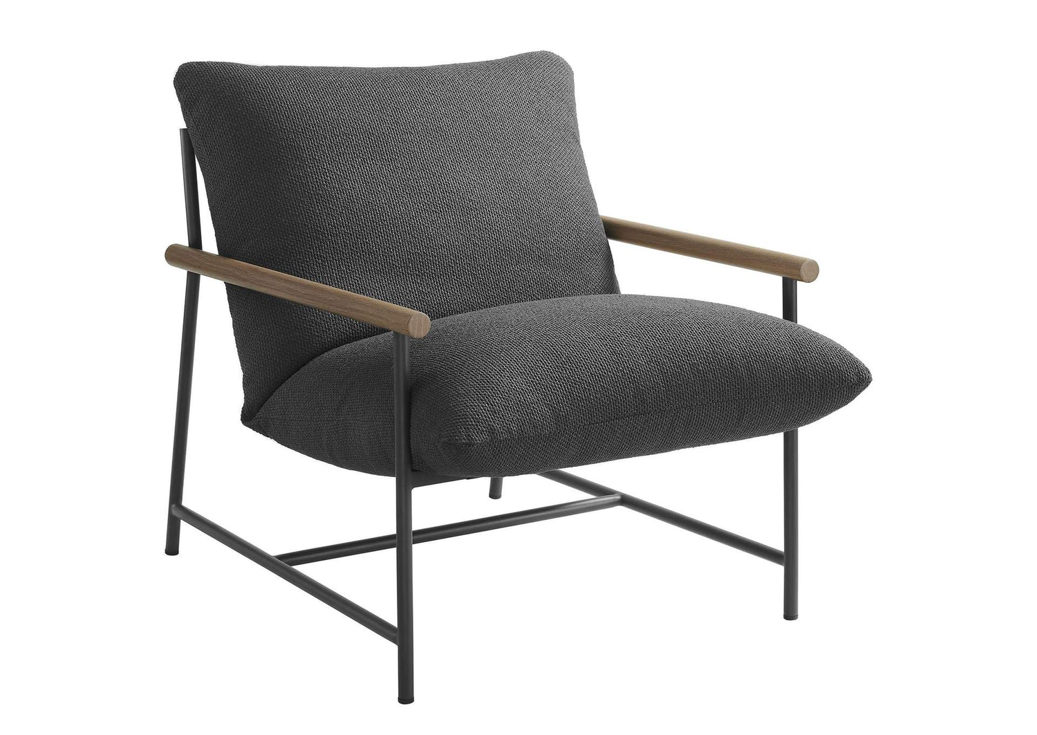 EEI-7118-CHA Raya Outdoor Patio Boucle Sling Lounge Chair By Modway